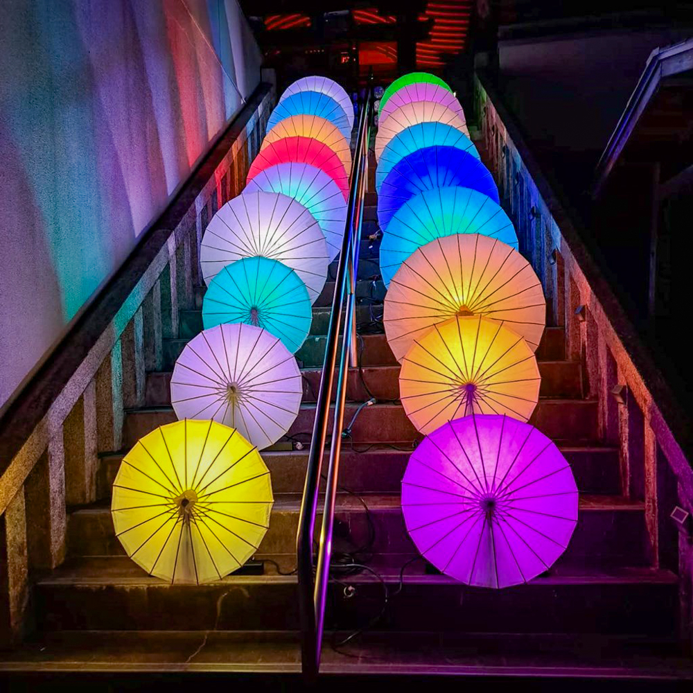 あんじんの灯、岩戸弘法 弘峰寺、ライトアップ、光のアート、10月秋、岐阜県岐阜市の観光・撮影スポットの名所